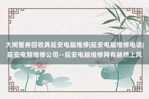 大闸蟹券回收具延安电脑维修|延安电脑维修电话|延安电脑维修公司--延安电脑维修网有赫然上风